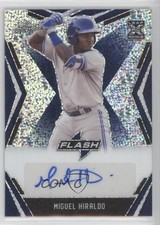 2020 Leaf Flash Blue 28/50 Miguel Hiraldo #BA-MH1 Auto nd3