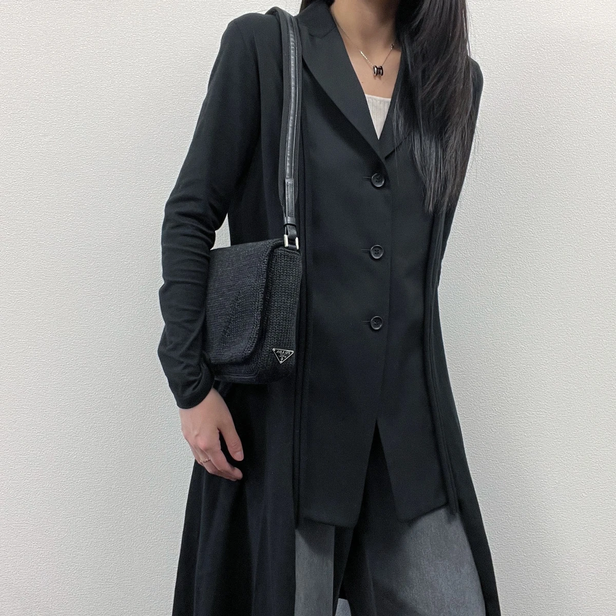 PRADA Black Bags & for Wool Exterior Women for sale | eBay