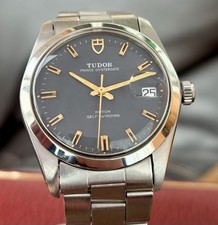 Rare Vintage 1969 Rolex Tudor OYSTERDATE Automatic Mens Watch 9050/ Box & Papers