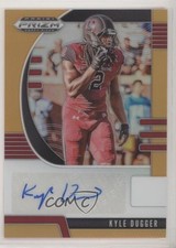 2020 Panini Prizm Draft Picks Rookies Neon Orange /149 Kyle Dugger #226 Auto pm6