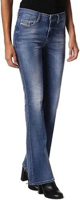 DIESEL Sandy-B 084GP Damen Slim Bootcut Jeans W27/L34 blau Baumwolle Stretch *
