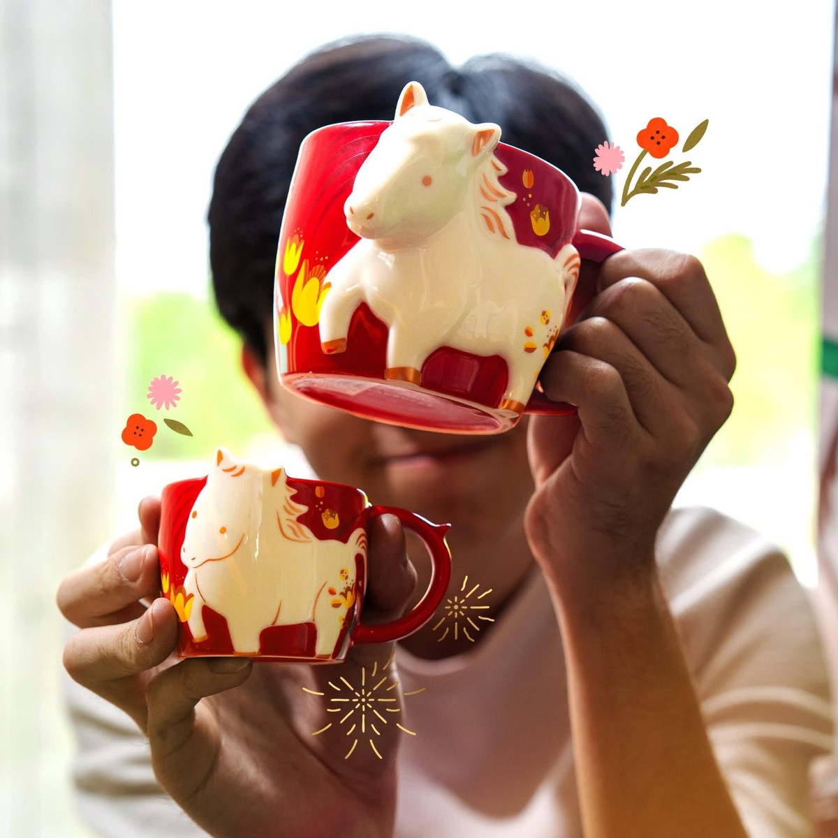 2026 Starbucks Happy Pony Farm Horse Lunar New Year Collection