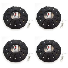 Xd 846l215b Black Wheel Center Cap For Xd778 Monster 20x9 - Set Of 4 Xd 846l215b Black Wheel Center Cap For Xd778 Monster 20x9 - Set Of 4