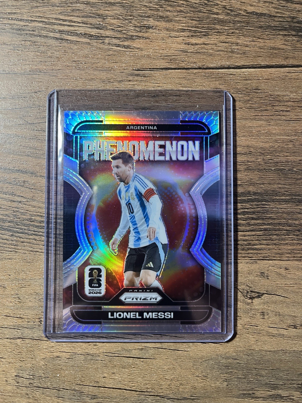 2026 Panini Prizm World Cup Lionel Messi Phenomenon Silver Prizm #19 Argentina