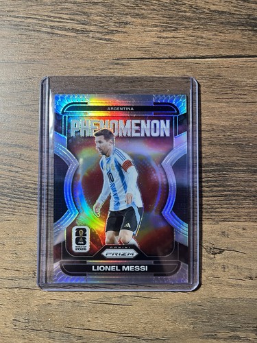 2026 Panini Prizm World Cup Lionel Messi Phenomenon Silver Prizm #19 Argentina