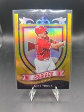 2021 Panini Prizm Crusade Gold /10 Mike Trout