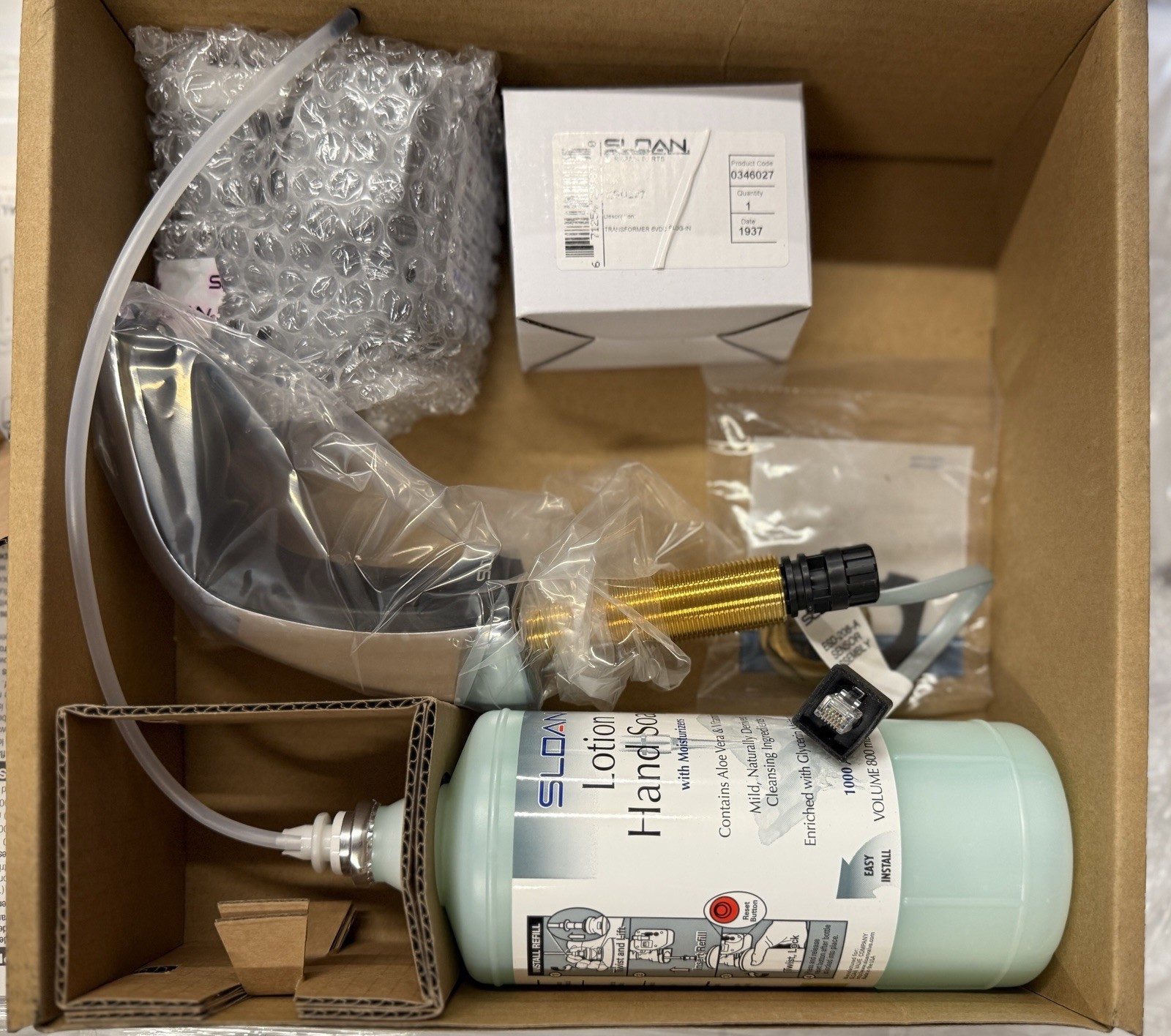 Sloan ESD200-P Optima Plus Electronic Soap Dispenser Chrome NEW Open Box