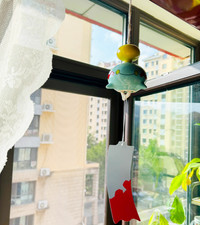 NEW Pok mon Chimecho Blue Ceramic Wind Chime Anime Japan Unisex Home Decoration