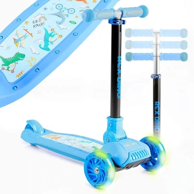 FableKids Trottinette Kick Roller cityroller enfants à partir de 3 ans flamant - Photo 1/4