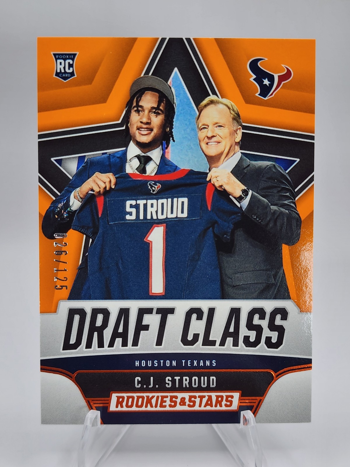 C.J. Stroud 2023 Rookies & Stars #DC-4 Draft Class RC ORANGE /125