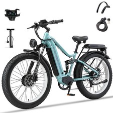 26" Peak 6000W Dual Motor 45MPH 60V/35Ah Built-in batter Electric Bike For Adult