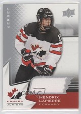 2020-21 Upper Deck Team Canada Juniors Hlinka Jerseys Hendrix Lapierre #9 z6b