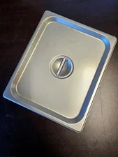 Carlisle 607120C Dura-Ware Half-Sized Hotel Steam Pan Cover, Stainless Steel New