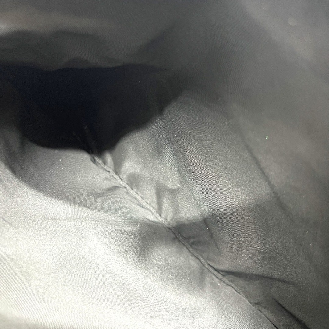 PRADA triangle plate flat bag shoulder shoulder bag nylon black thumbnail 9