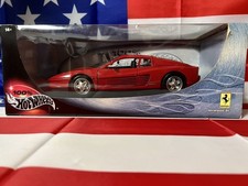 Hot Wheels Ferrari Testarossa 1984 1/18 Diecast Italian Red New Unopened