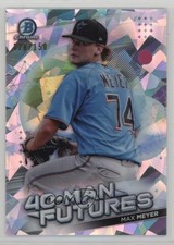 2021 Bowman Chrome 40-Man Futures Atomic Refractor /150 Max Meyer #FMF-19 4ey