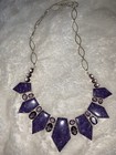 New Charoite & Sterling Silver Stunning Necklace  — photo 2