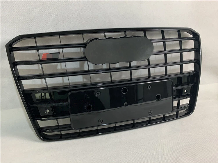 For Audi A8 S8 2015 2016 2017 2018 Front Bumper Grille S8 Style Grill Black Foto 4 de 4