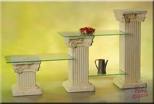 Regal Säulenregal Wandregal Sideboard Ladeneinrichtung Griechisch Steinmöbel