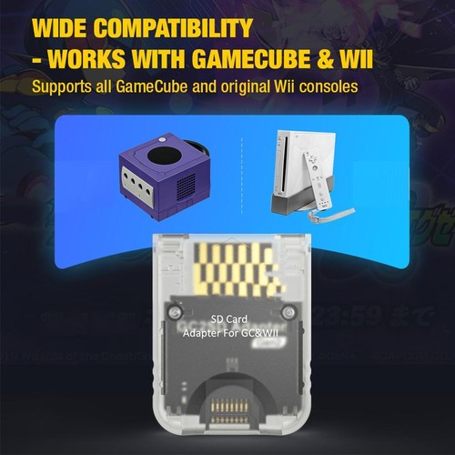 SD Card Reader for GC2SD Gen2 SD Card Adapter for GameCube/Wii D3P7 - Photo 10/10