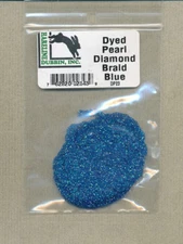 Dyed pearl diamond braid - blue     DP23