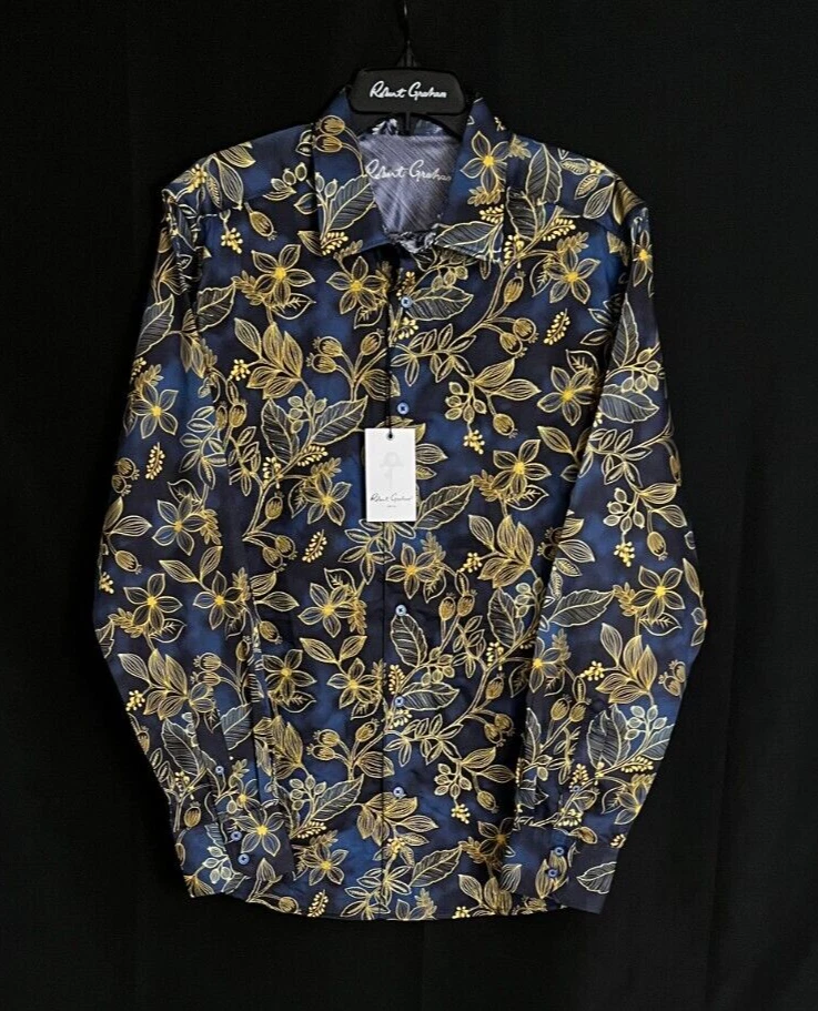 Robert Graham VALMONT Embroidered Floral Masterpiece! XL $348 NWT X-Large
Opens in a new window or t