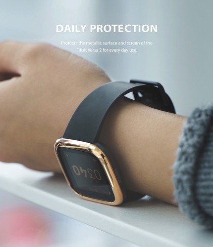 For Fitbit Versa 2 | Ringke Bezel Styling Frame Case Cover Stainless Protector - Picture 5 of 37