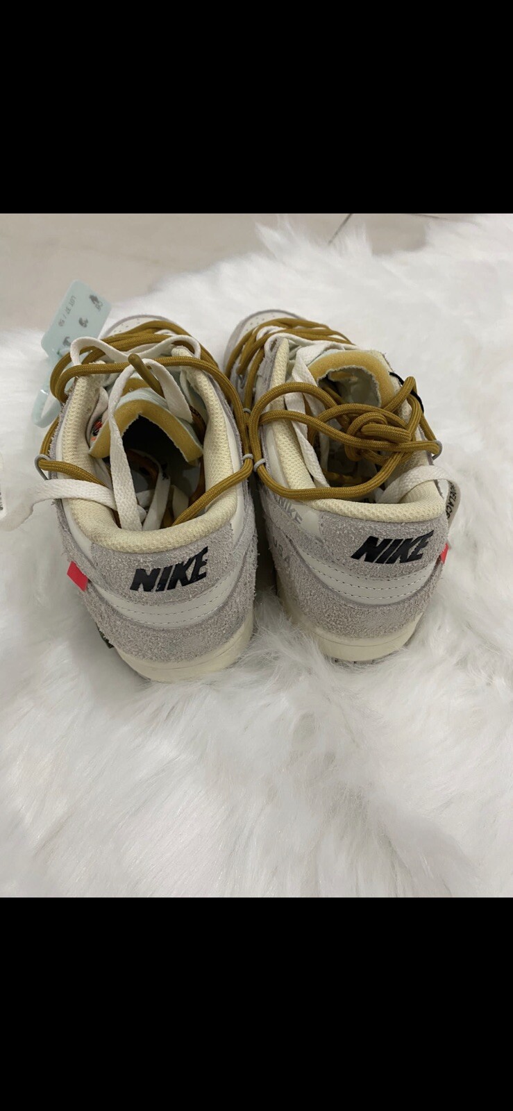 OFF WHITE X NIKE nike dunk low x off white lot 41