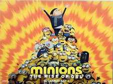 Minions: The Rise of Gru Original UK Quad Cinema Poster