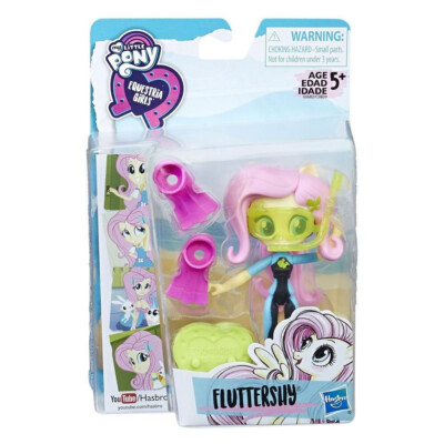 MY LITTLE PONY - FIGUR FLUTTERSHY EQUESTRIA GIRLS BEACH 11 CM - HASBRO