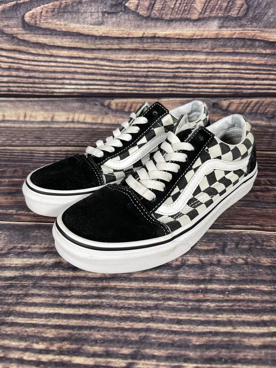 Vans Old Skool Black/White Checkered Shoes Size Men's 4.5 Women’s 6