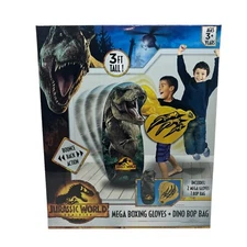 Jurassic World Dominion T-Rex Mega Dino Bop Bag & Gloves Inflatable New Sealed