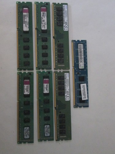 LOT (7) Multi Brand Desktop Memory RAM (UNTESTED). VINTAGE. - Picture 18 of 18