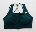 Women's Best Women's Power Seamless Sports Bra CG2 Dark Moss Medium NWT