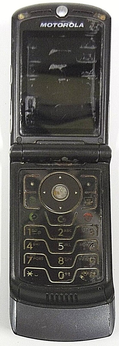 Motorola RAZR V3xx - Dark Platinum / Gray ( AT&T ) Cellular Flip