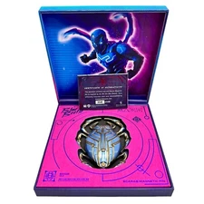 Blue Beetle Magnetic 3D Pin Replica Collectors Set Limited Edition Salesone New
