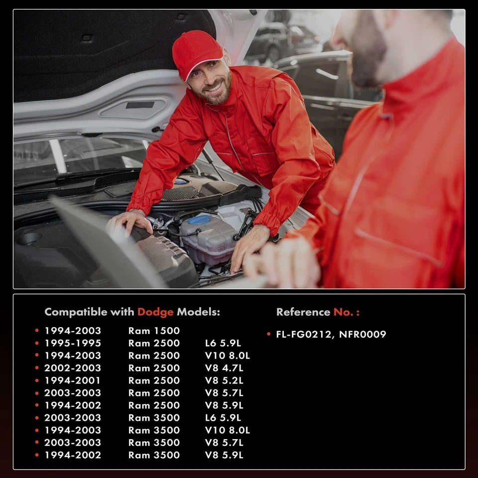 Kit de linha de combustível de náilon para Dodge Ram 1500/2500/3500 1994-2003 com sistema sem retorno - Imagem 2 de 4