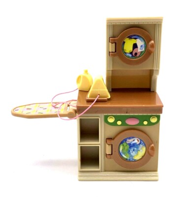 Loving Family Dollhouse Laundry Room Washer Dryer Iron Soap - Main Image