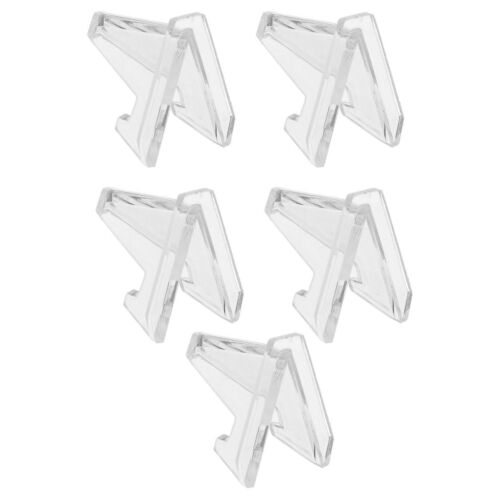 5X Plastic Exhibition Display Trading Card Stand Base Coin Bracket Phone Holder - Picture 1 of 9
