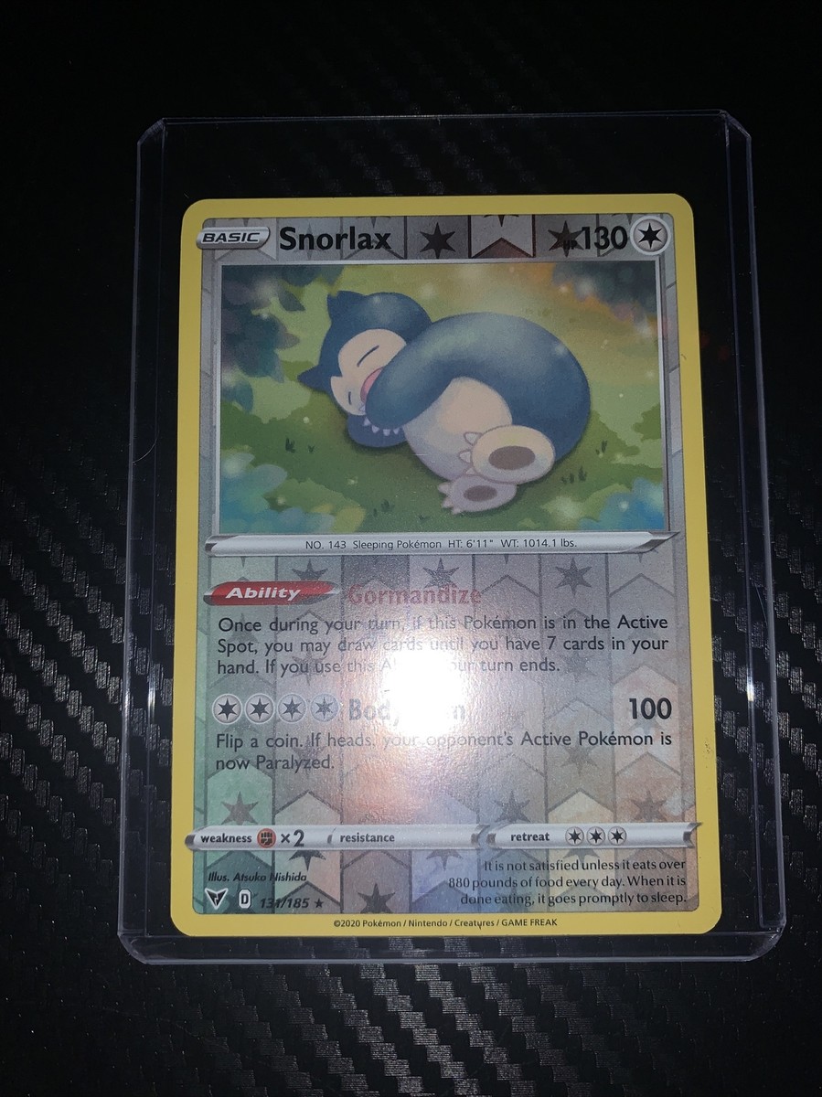 Snorlax 131/185 Pokemon Sword & Shield Vivid Voltage Promo card