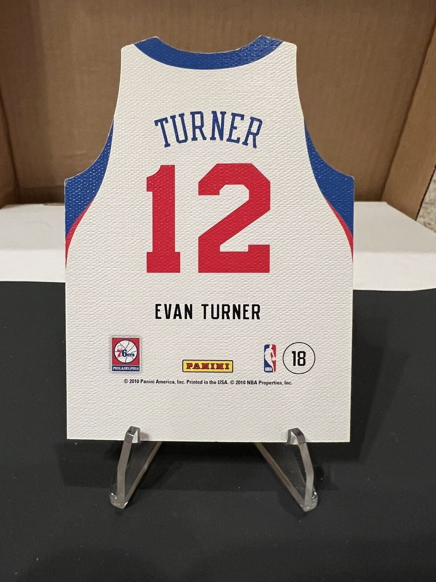 Evan Turner 2010-11 Panini Threads Die Cut Jersey Rookie 76ers