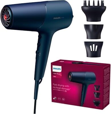 Philips 5000 Series Haartrockner   Föhn mit ThermoShield Technologie, Volumendif