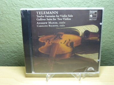Telemann: Twelve Fantasias for Violin Solo Gulliver Suite for Two Violins CD New