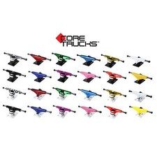 Core Skateboard Trucks - Aluminum Alloy, Premium Bushings - Choose Color / Size