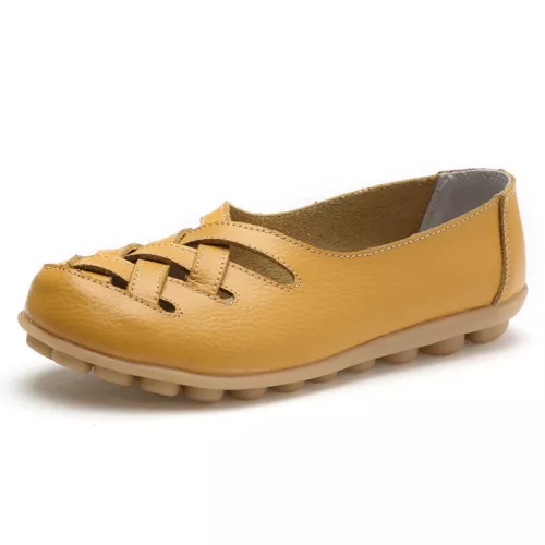UK Women Ladies Slip On Leather Comfy Work Summer Casual Loafers Shoes Sizes $ - Picture 16 of 36