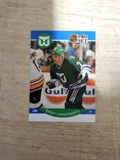 1990 91 Pro Set Hockey Randy Cunneyworth Error Card #101