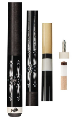 NEW Dufferin D-SE23 Pool Cue - 13mm Shaft  - Black Stain - FREE US SHIPPING