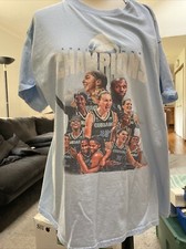 Chicago Sky Blue Graphic 2021 Champions Basketball  T Shirt Size XL