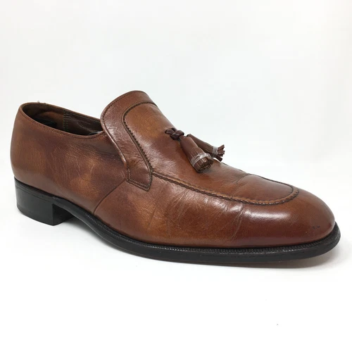 Florsheim Imperial Duality Loafers Dress Shoes Mens Size 10 C Brown Leather
