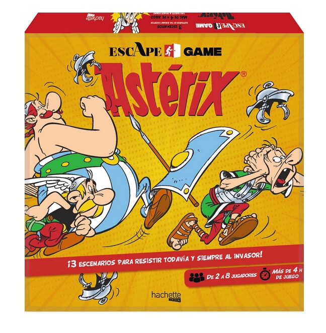Jeu de plateau Escape Game Astérix Hachette Heroes résoudre énigmes en famille version espagnole